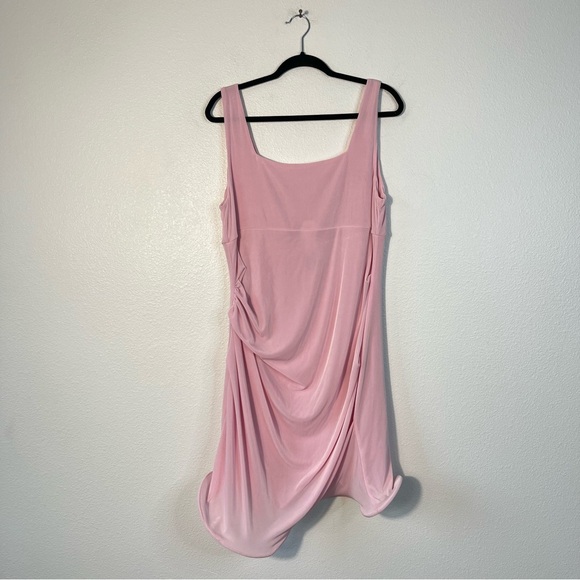 NEW Anthropologie Mare Mare Sleeveless Square-Neck Mini Dress Size XL Pink Chic - Picture 3 of 8